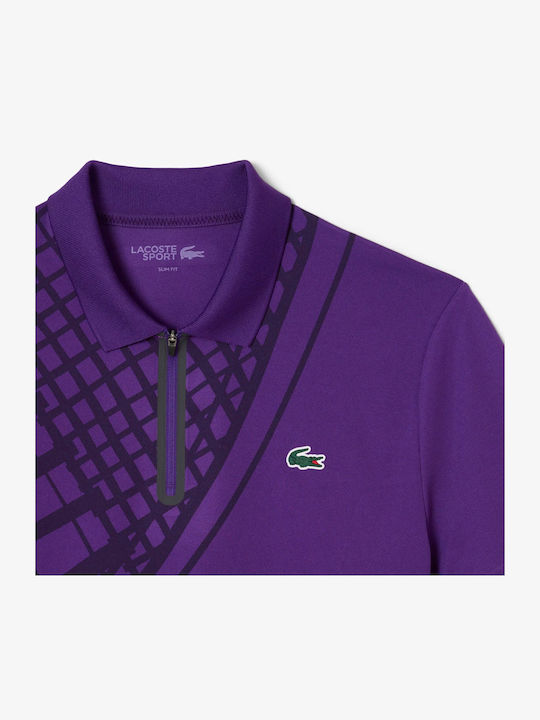 Lacoste DH4756-HXL Herren Tennisbekleidung Lila