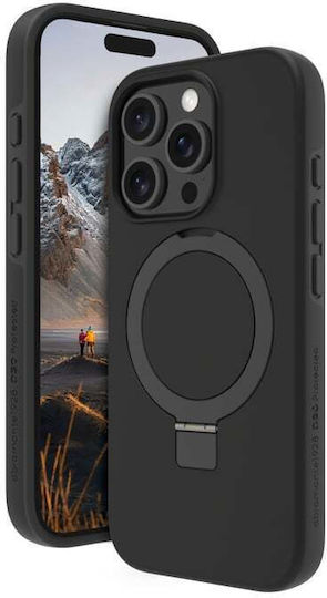 dbramante1928 Iceland Umschlag Rückseite Schwarz (iPhone 17 Pro Max / iPhone 17 Pro / iPhone 16 Pro Max)