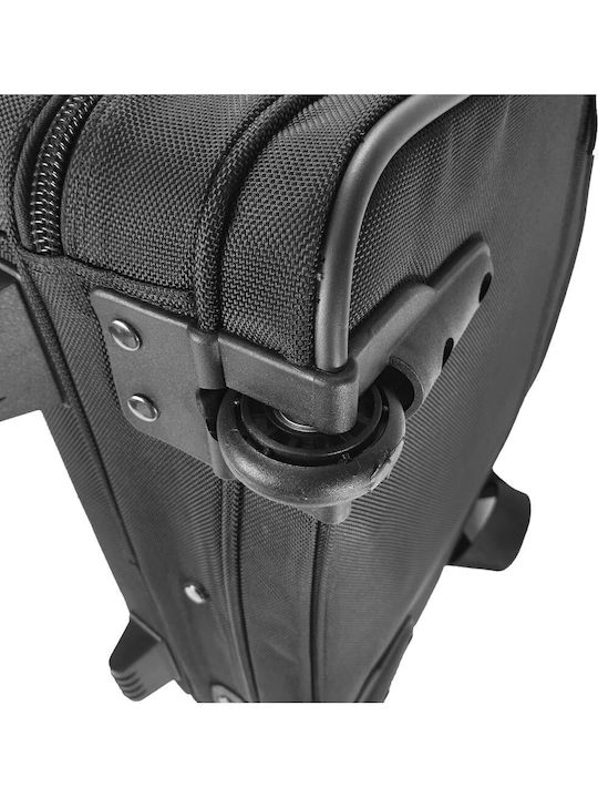 Bartuggi 008-304 Valiză De Călătorie De Cabină Dură Neagră Cu 2 Roți Înălțime 41 Cm