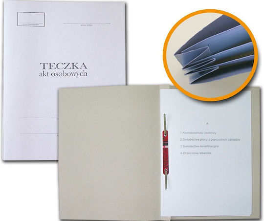Barbara Folder Personal Files A4 Barbara 822002 White Cardboard 10 Pcs