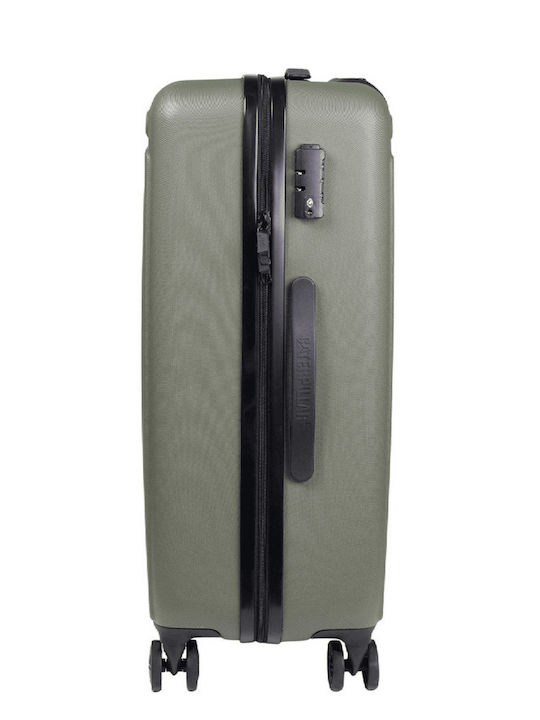 CAT Rockford Hard Khaki Suitcases With 4 Wheels
