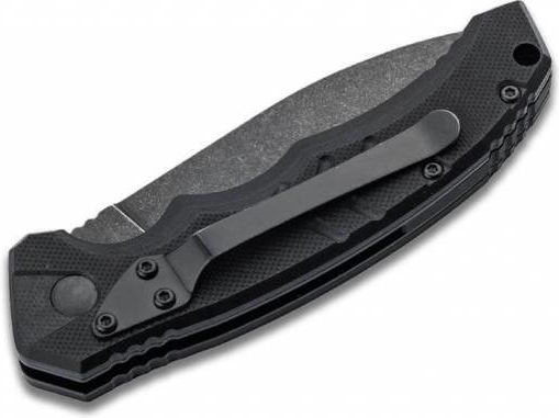 Boker Plus Intention II Dagger Automatic Black Knife with Sheath