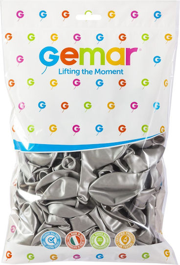Godan Luftballons 30 Cm Silber Metallic