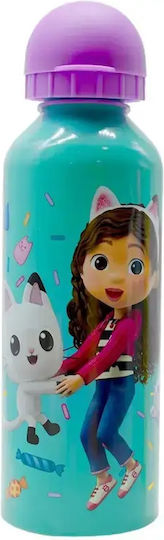 Kids Licensing Bottle Παιδικό Παγούρι Lilo & Stitch Αλουμινίου με Καλαμάκι 600ml