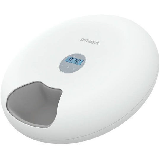 PetWant F6 Automatic Waterer / Feeder for Dog & Cat 180ml in White Color