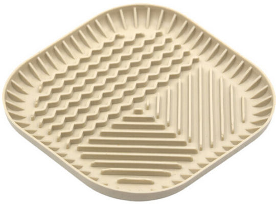 Fiboo Fiboowl Mat Bowl Food Slow Feeder for Dog & Cat 19cm in Pink Color
