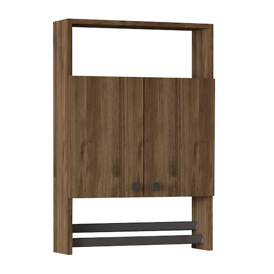 Megapap Ela Ντουλάπι Μπάνιου 60x15x87cm Καρυδί GP052-0240,3