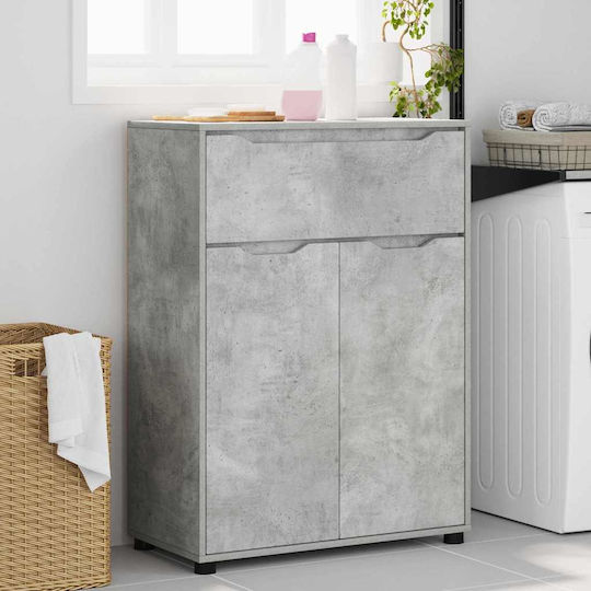 vidaXL Cabinet de baie L72.5xA36.5xÎ100cm Gri