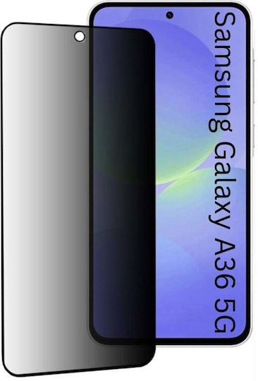 Full Glue Privacy Screen Protector Μαύρο (Galaxy A36)