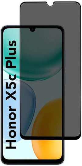 Full Glue Privacy Screen Protector Μαύρο (Honor X5C Plus)