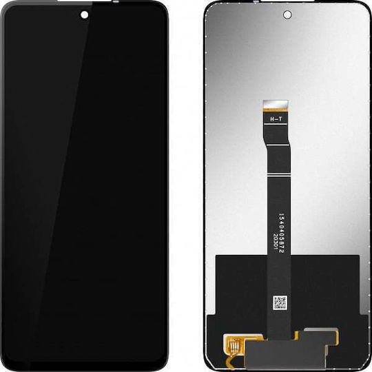 MP Οθόνη με Μηχανισμό Αφής για Huawei P smart 2021, Y7a (Μαύρο)