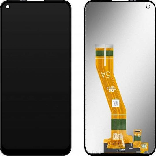 Madrid Papel Screen with Touch Mechanism and Frame for Nokia 3.4, Nokia 5.4 (Black)