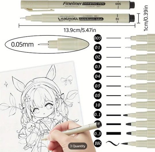 Vârfuri Markere de Desen Set 12buc