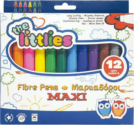 The Littlies Zeichenmarker Dicke Set 12Stück (12 Verpackungen)