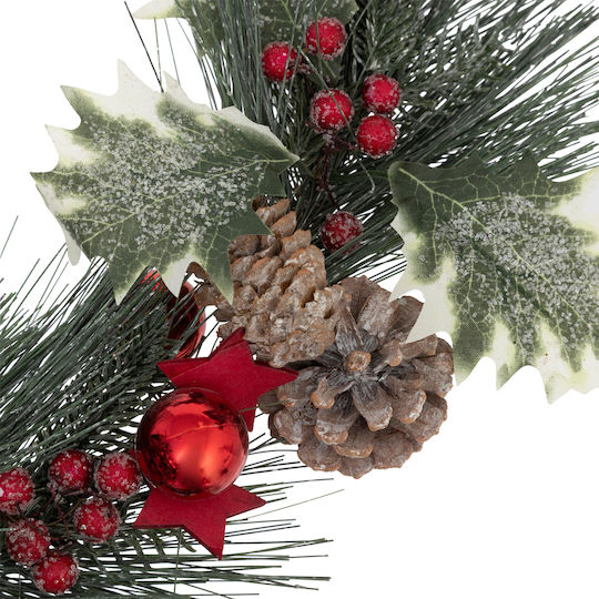 PanOikos Christmas Garland Green 7x12cm 1pc