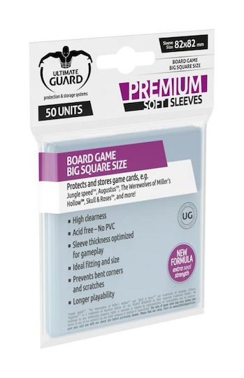Ultimate Guard Premium Soft Card Sleeves Square Size 50τμχ
