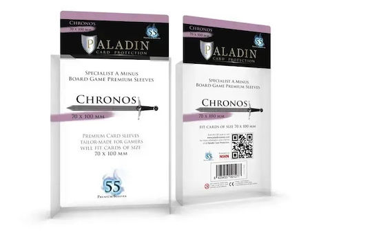 Board & Dice Paladin Card Sleeves 55τμχ Διάφανες