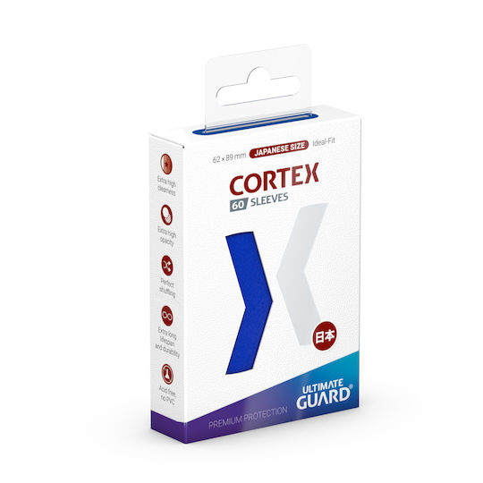 Ultimate Guard Cortex Card Sleeves Japanese Size 60τμχ Μπλε