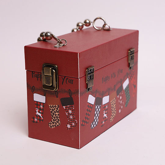 Eurolamp Christmas Gift Packaging Red 20x14x9cm.