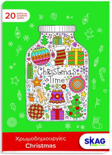 Skag Anti-Stress Coloring Book Christmas Christmas