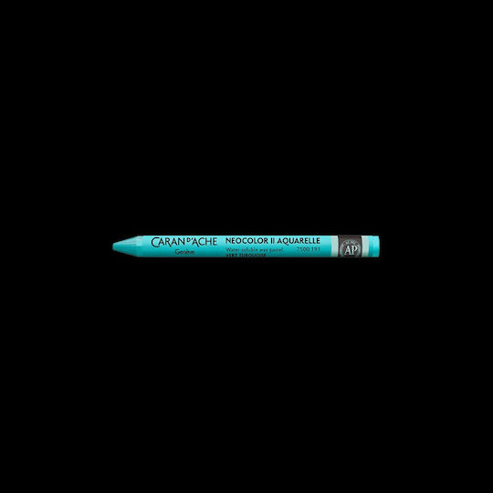 Caran D’ache Crayons Wax Watercolor Neocolor II Turquoise Green 10 Pieces