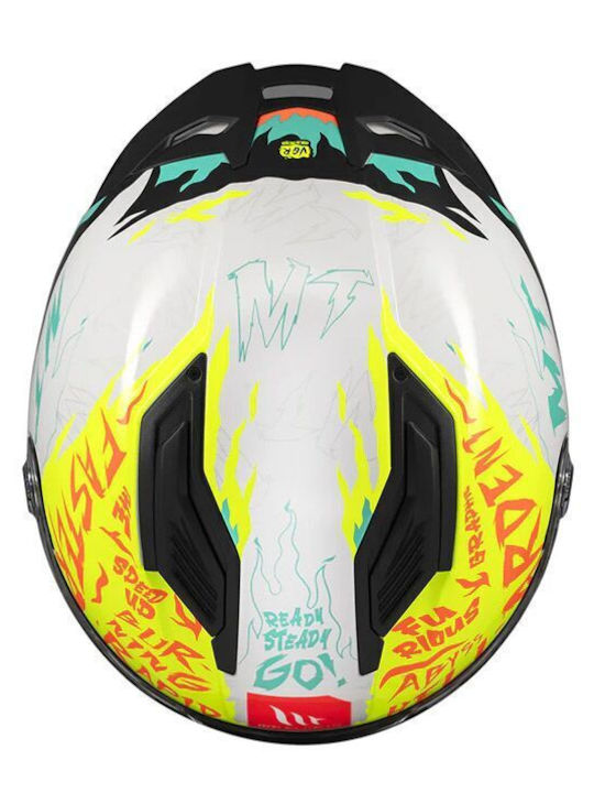MT Stinger 2 Ardent A3 Gloss Motorcycle Helmet Full Face ECE 22.06 1450g