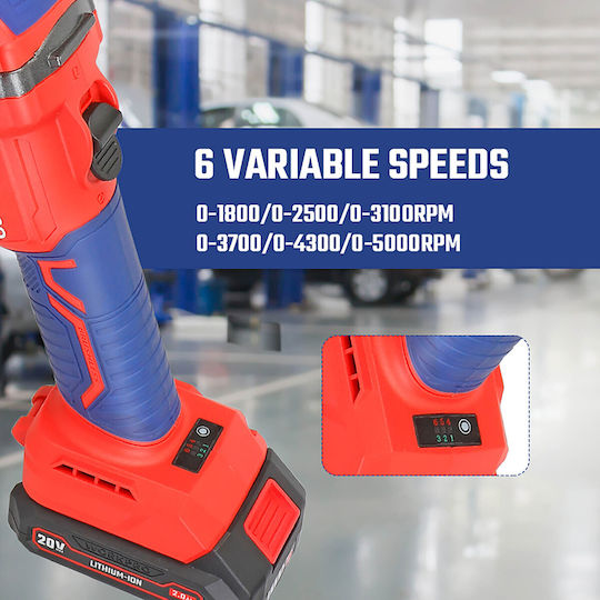 WorkPro WP392200 Rotary Polisher 20V Solo with Speed Control