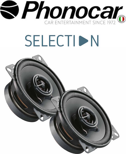 Phonocar Alpha Σετ Ηχεία Αυτοκινήτου Ομοαξονικά 4" με 30W RMS (2 Δρόμων)