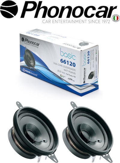 Phonocar Set Auto-Lautsprecher mit 15W RMS (Doppelkegel)