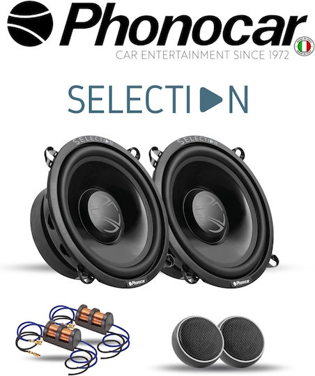 Phonocar Σετ Ηχεία Αυτοκινήτου Διαιρούμενα με 35W RMS (2 Δρόμων)