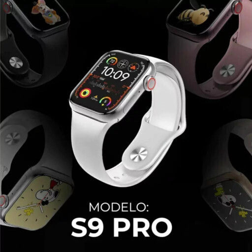 S9 Pro Smartwatch mit Pulsmesser (Gray)