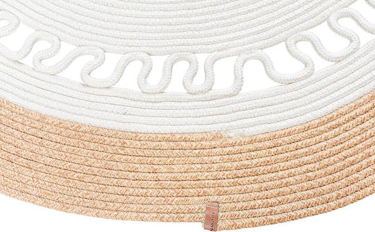 Anatolia Jute 103 Rug Round from Jute Sand Cream