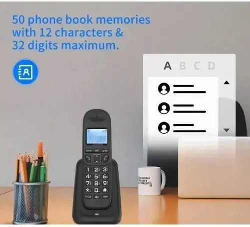 OHO-1101 CID Cordless Phone Black