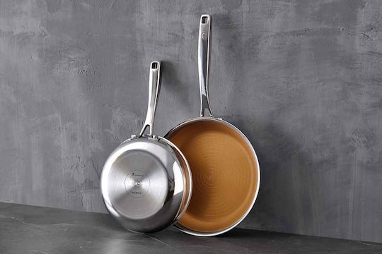 MasterPro Pan aus Edelstahl mit Antihaftbeschichtung 20cm
