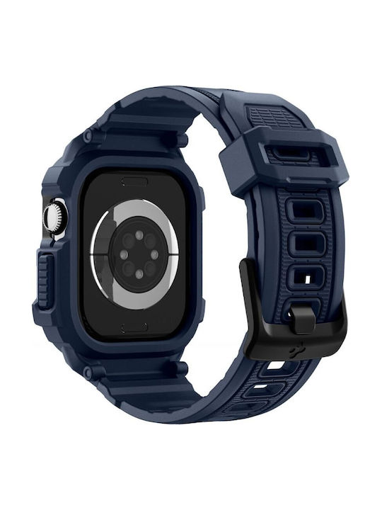 Spigen Rugged Armor Pro 2 Θήκη Σιλικόνης Navy για Apple Watch 42mm