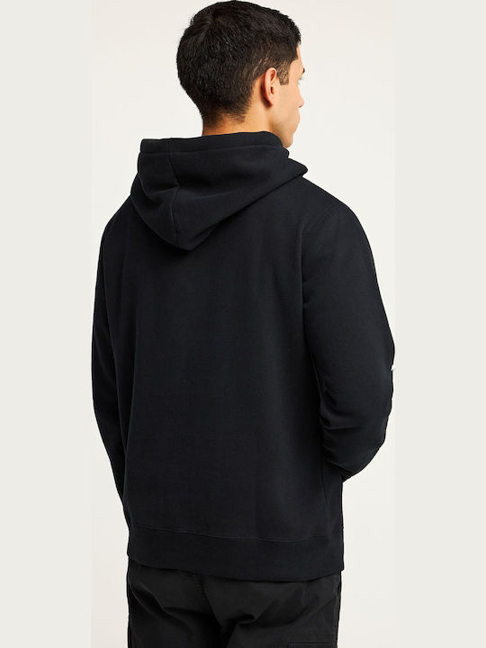 Sweatshirt with Hood Black