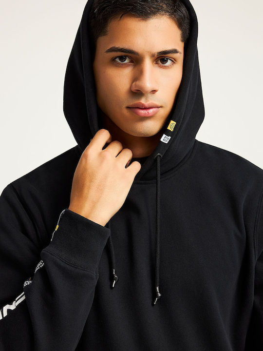 Sweatshirt with Hood Black