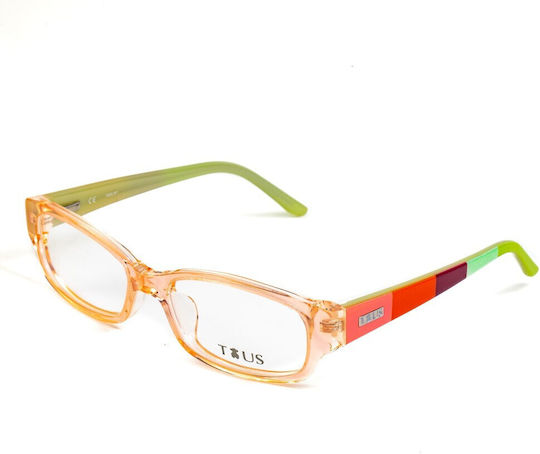 Tous Children's Plastic Eyeglass Frame Orange VTK518 0P53