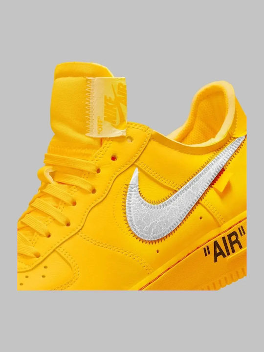 Air Force 1 Sneakers University Gold / Black / Metallic Silver