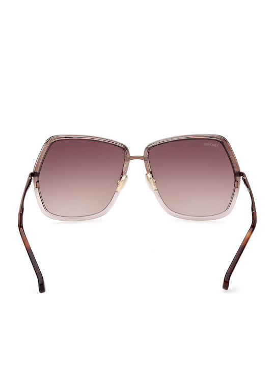 Max Mara Γυαλιά Ηλίου Ροζ Χρυσά με Mixed Σκελετό Max Mara Γυαλιά Ηλίου Ροζ Χρυσά με Mixed Σκελετό