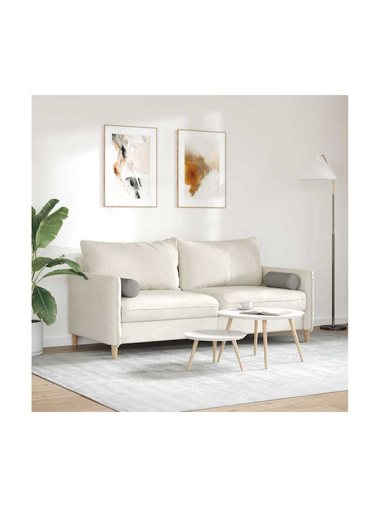 vidaXL Sofa-Kissen aus Samt Light Gray 2Stück 15x40cm.