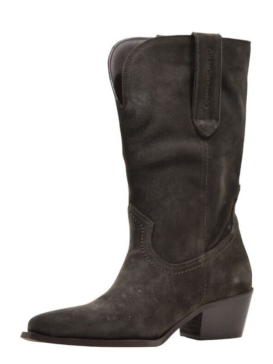 Leather Women's Boots Brown