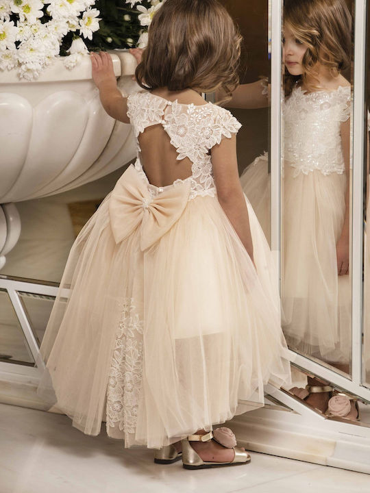 Dolce Bambini Beige Taufkleid
