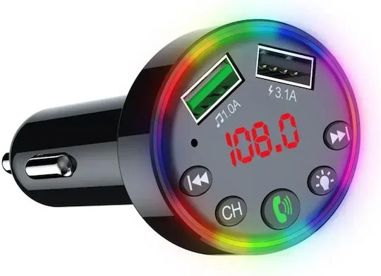 Factory FM предавател за кола F9 с Bluetooth / USB