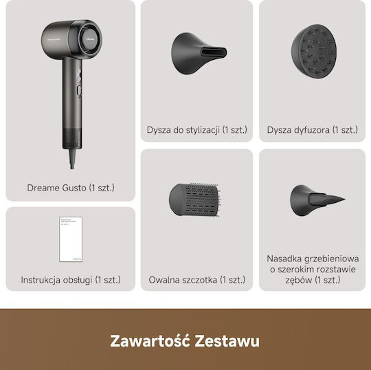 Dreame Сешоар Turbo с Дифузер 2000W