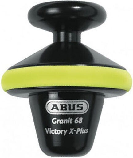 Abus Granit Victory X Plus Roll Up 68 Motorcycle Disc Brake Lock in Yellow