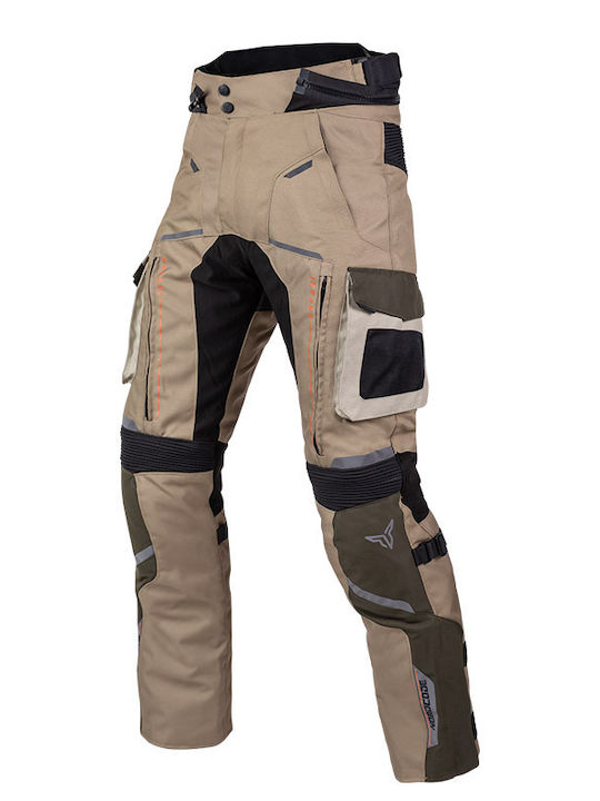 Nordcode Safari Ανδρικό Παντελόνι Μηχανής 4 Εποχών Sand / Black / Khaki