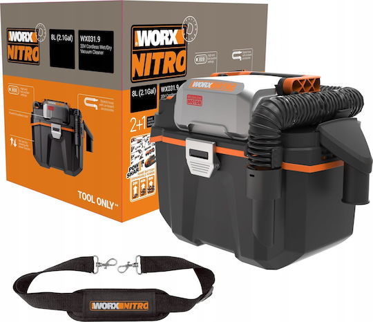 Worx Solo Autostaubsauger Wiederaufladbar 12V Ohne Batterie