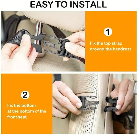Organizator Auto Compartimente Scaune Față Roz Oem