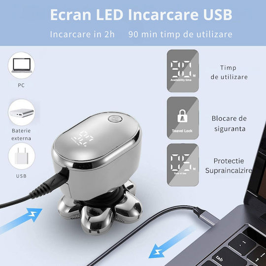 Invincio Rotativ Aparat de Ras Electric Față / Corp Reîncărcabil